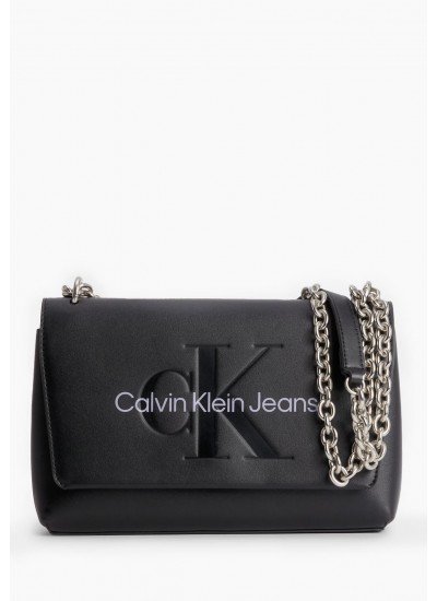 Γυναικείες Τσάντες Sculpted.Ew Μαύρο ECOleather Calvin Klein