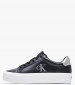 Women Casual Shoes Vulc.Flatf Black Leather Calvin Klein