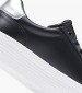 Women Casual Shoes Vulc.Flatf Black Leather Calvin Klein