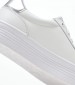 Women Casual Shoes Vulc.Flatf White Leather Calvin Klein