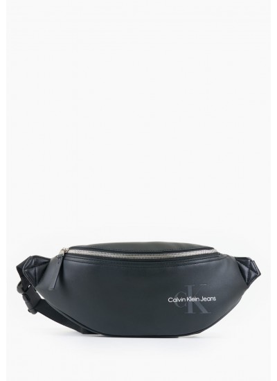 Ανδρικές Τσάντες Waistbag.38 Μαύρο ECOleather Calvin Klein