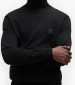 Men T-Shirts Akiro.S Black Cotton Boss