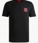 Men T-Shirts Dimoniti Black Cotton Hugo