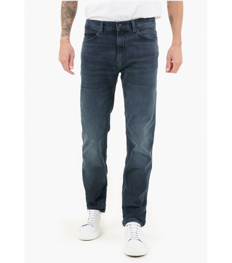 Ανδρικά Παντελόνια 708.Jeans.N Σκούρο Μπλε Βαμβάκι Hugo