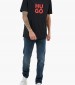 Men T-Shirts Daltorip Black Cotton Hugo