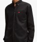 Men Shirts Evito.23 Black Cotton Hugo