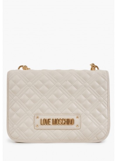 Γυναικείες Τσάντες JC4000 Μπεζ ECOleather Love Moschino