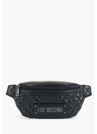 Women Bags JC4003.1 Black ECOleather Love Moschino