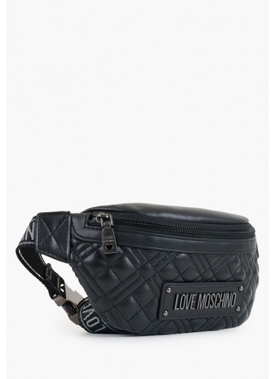 Women Bags JC4003.1 Black ECOleather Love Moschino