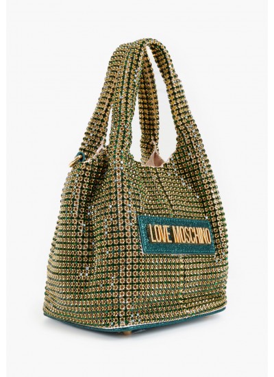 Γυναικείες Τσάντες JC4044 Χρυσό Στράς Love Moschino