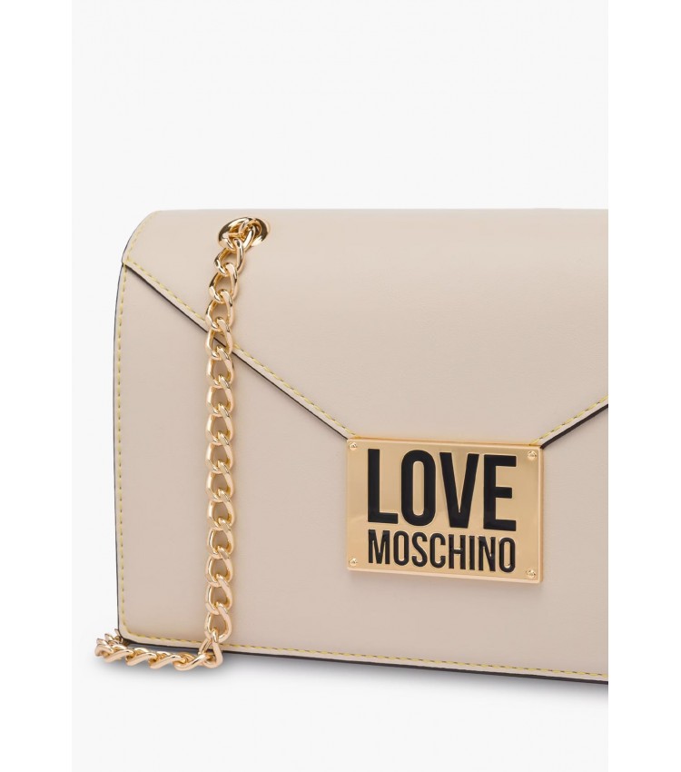 Γυναικείες Τσάντες JC4073 Μπεζ ECOleather Love Moschino