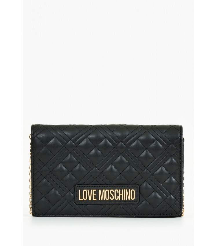 Γυναικείες Τσάντες JC4079.Gld Μαύρο ECOleather Love Moschino