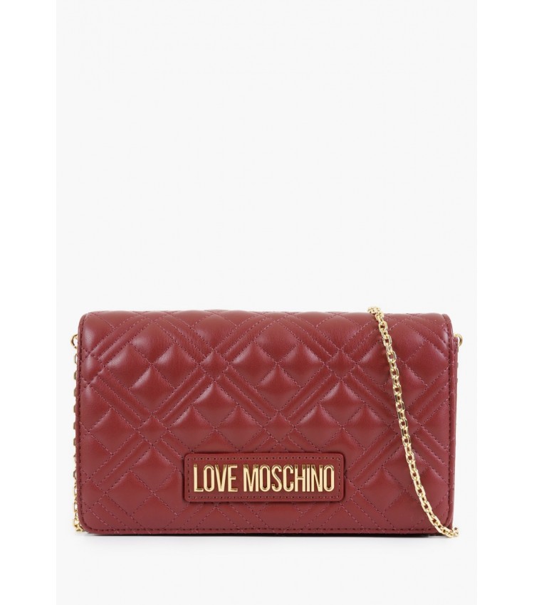 Γυναικείες Τσάντες JC4079 Μπορντό ECOleather Love Moschino