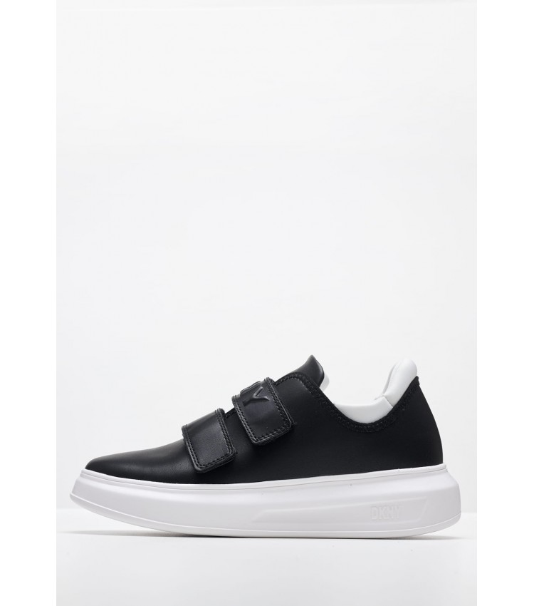 Women Casual Shoes Jamiah Black Leather DKNY