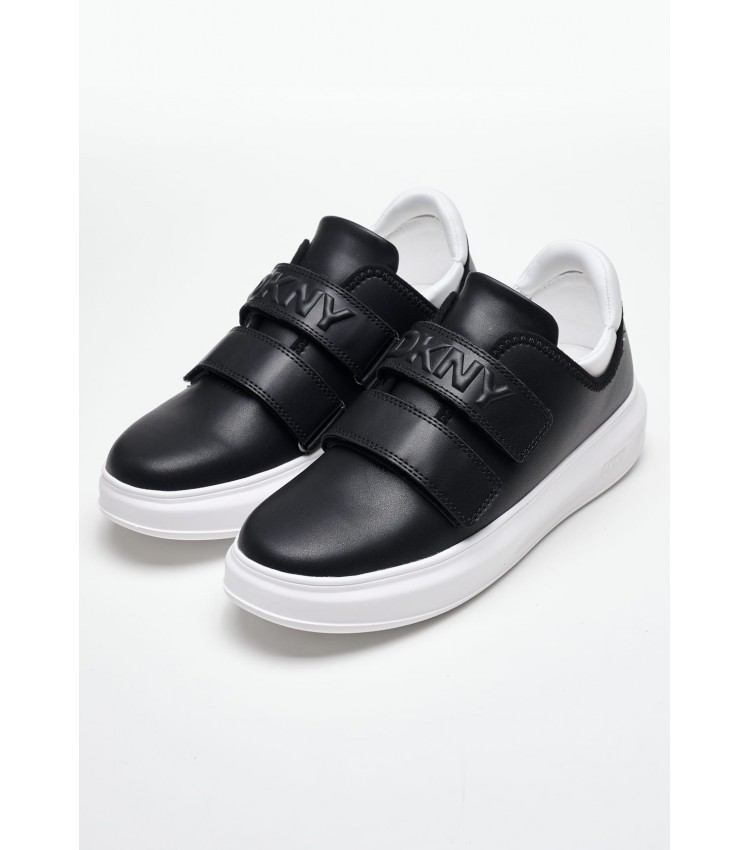 Women Casual Shoes Jamiah Black Leather DKNY