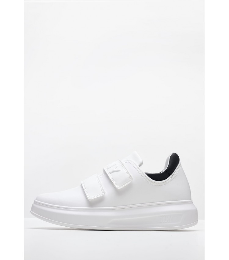 Women Casual Shoes Jamiah White Leather DKNY