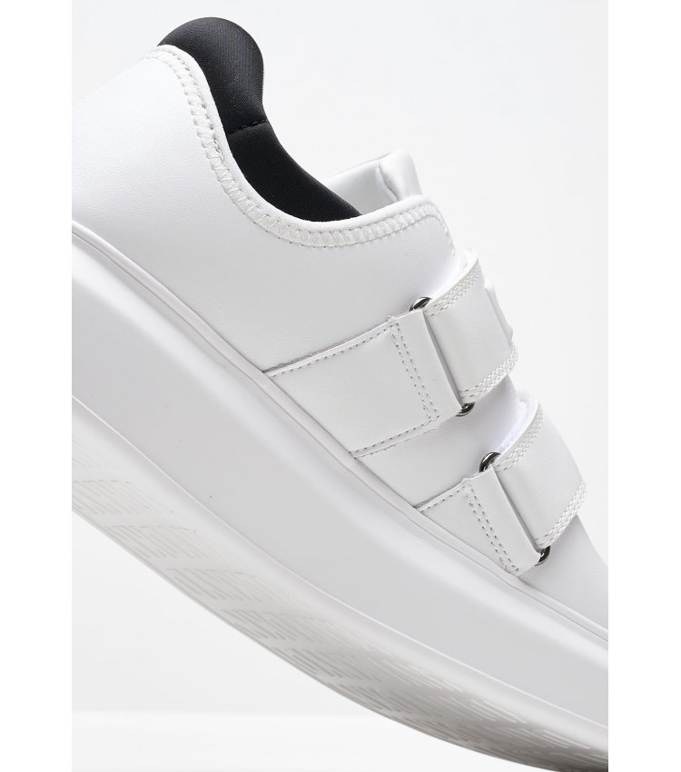 Women Casual Shoes Jamiah White Leather DKNY