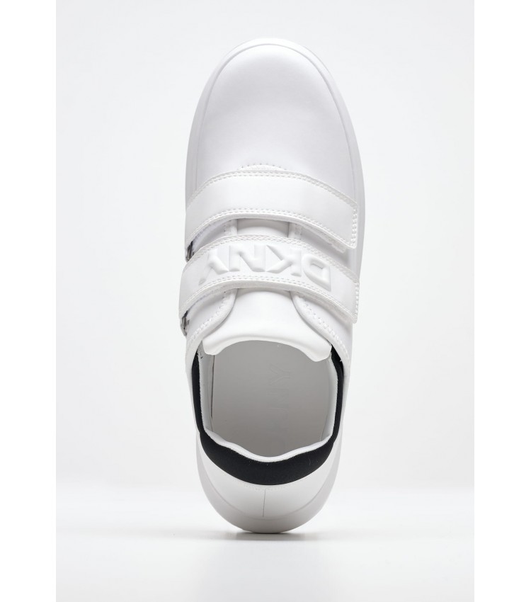 Women Casual Shoes Jamiah White Leather DKNY