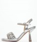 Women Sandals I240067 Silver Leather Alma En Pena