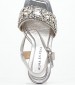 Women Sandals I240067 Silver Leather Alma En Pena