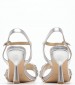 Women Sandals I240067 Silver Leather Alma En Pena