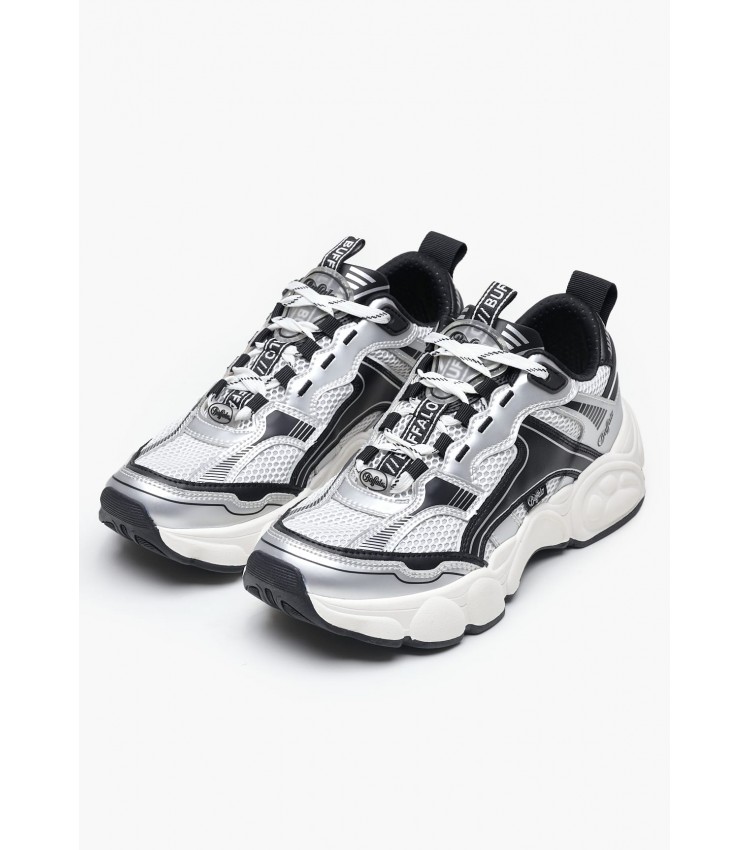 Women Casual Shoes Cld.Run Silver ECOleather Buffalo