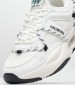 Men Casual Shoes 25116 White ECOleather-Fabric Bikkembergs