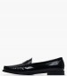 Women Moccasins Veronici Black Leather Kalogirou