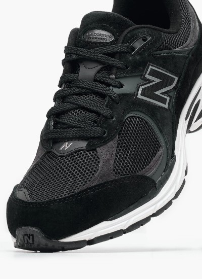 Παιδικά Παπούτσια Casual 574.B Μαύρο ECOleather New Balance