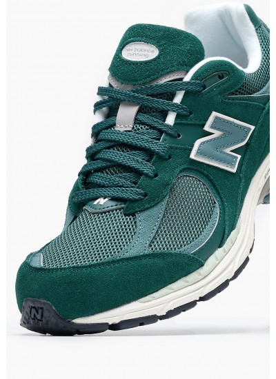 Ανδρικά Παπούτσια Casual 2002R.Mn Πράσινο Ύφασμα New Balance