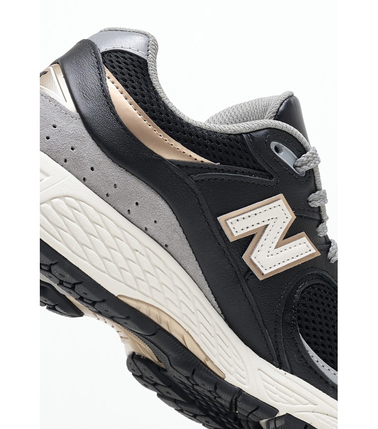 Women Casual Shoes 2002R Black Fabric New Balance