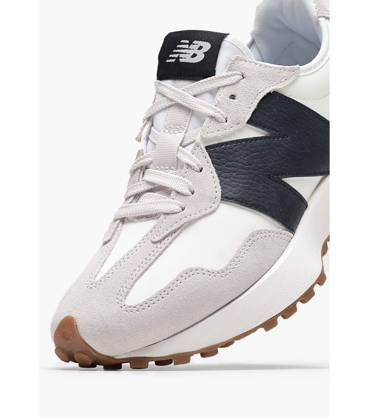 Γυναικεία Παπούτσια Casual 327.Moyen Μπεζ Δέρμα New Balance