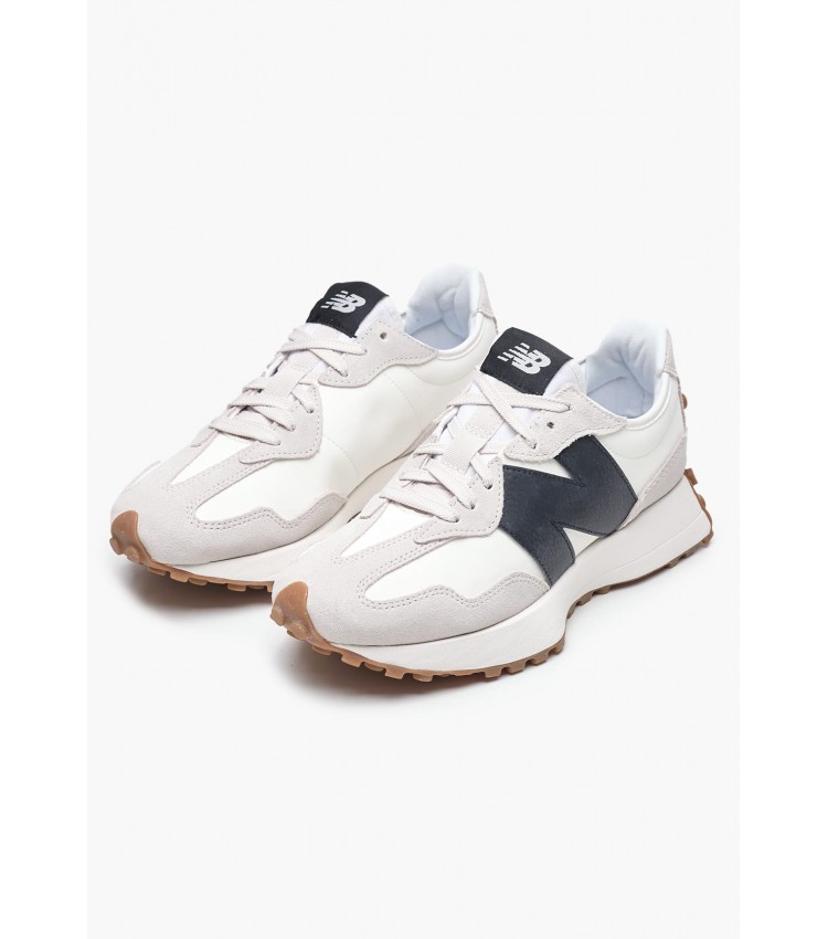 Γυναικεία Παπούτσια Casual 327.Moyen Μπεζ Δέρμα New Balance