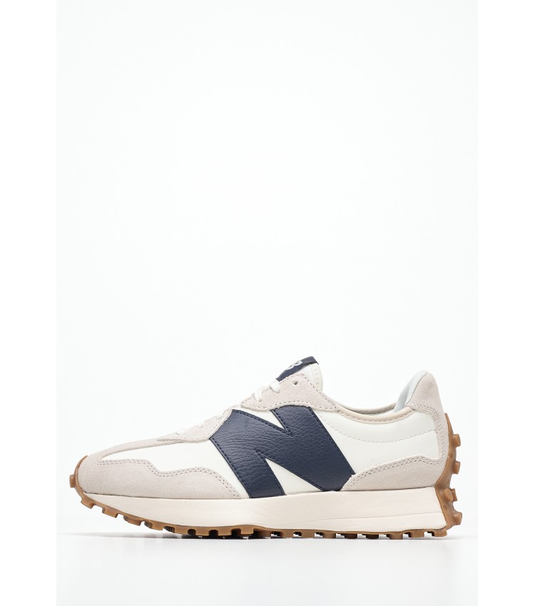 Γυναικεία Παπούτσια Casual 327.Wbl Μπεζ Δέρμα New Balance