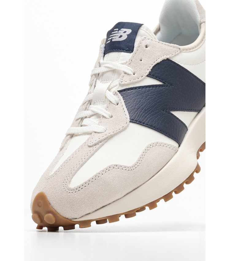 Γυναικεία Παπούτσια Casual 327.Wbl Μπεζ Δέρμα New Balance