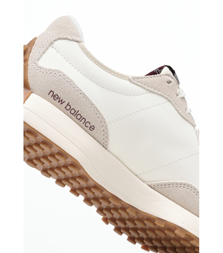 Women Casual Shoes 327.Wbrd Beige Leather New Balance