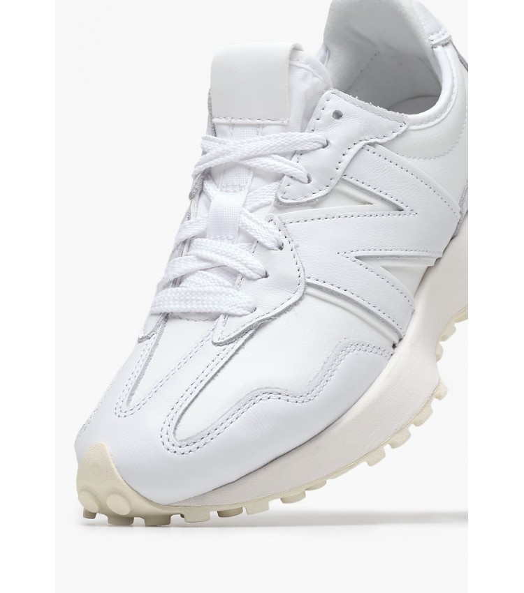 Γυναικεία Παπούτσια Casual 327Lp.Wmn Άσπρο Δέρμα New Balance