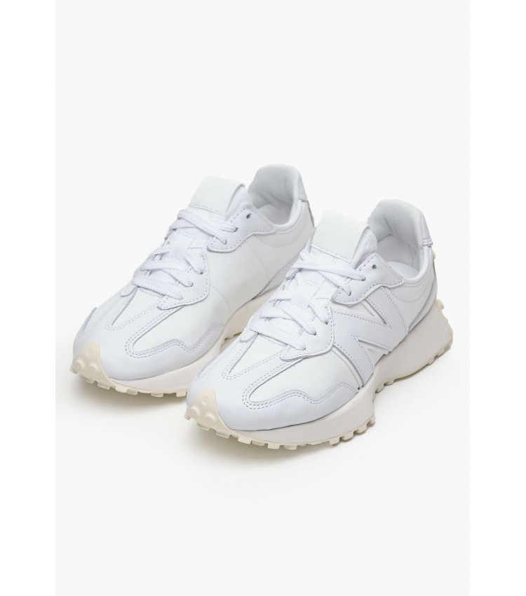 Γυναικεία Παπούτσια Casual 327Lp.Wmn Άσπρο Δέρμα New Balance