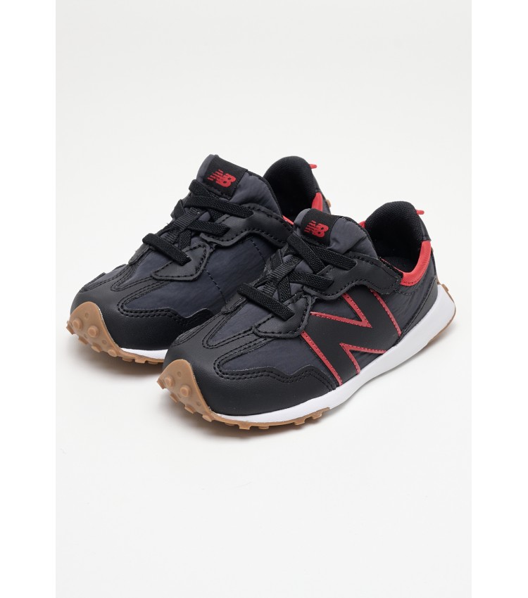 Παιδικά Παπούτσια Casual 327 Μαύρο Ύφασμα New Balance