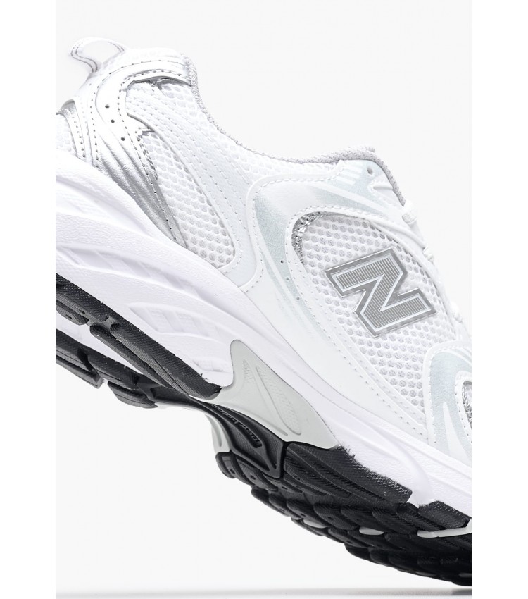 Γυναικεία Παπούτσια Casual 530.Moyen Άσπρο Ύφασμα New Balance