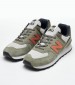 Ανδρικά Παπούτσια Casual 574.Sd Λαδί Δέρμα Καστόρι New Balance