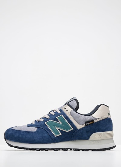 Παιδικά Παπούτσια Casual 574.B Μαύρο ECOleather New Balance