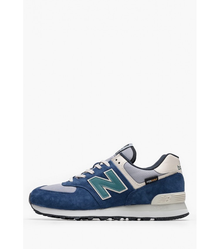 Ανδρικά Παπούτσια Casual 574.So Μπλε Δέρμα Καστόρι New Balance