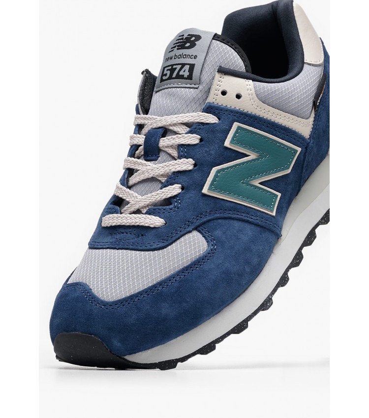 Ανδρικά Παπούτσια Casual 574.So Μπλε Δέρμα Καστόρι New Balance