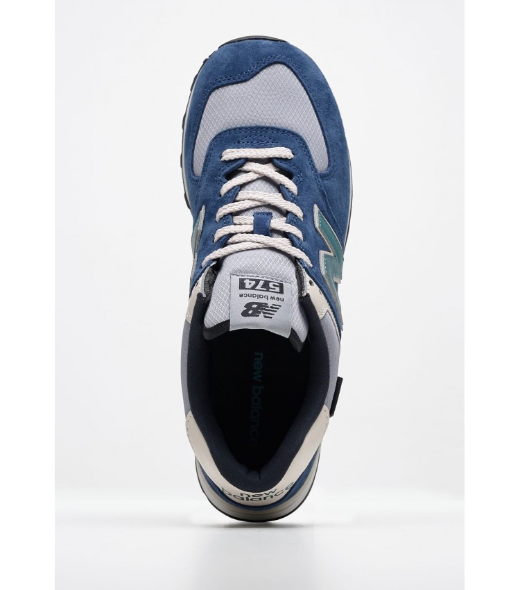 Ανδρικά Παπούτσια Casual 574.So Μπλε Δέρμα Καστόρι New Balance