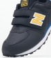 Kids Casual Shoes 574 Black ECOleather New Balance