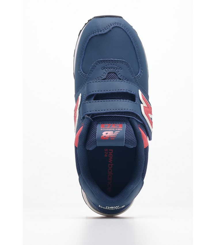 Kids Casual Shoes 574 Blue ECOleather New Balance