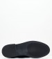 Women Moccasins 51184 Black Leather Mortoglou