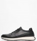 Men Casual Shoes 72357 Black Leather Mortoglou