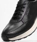 Men Casual Shoes 72357 Black Leather Mortoglou